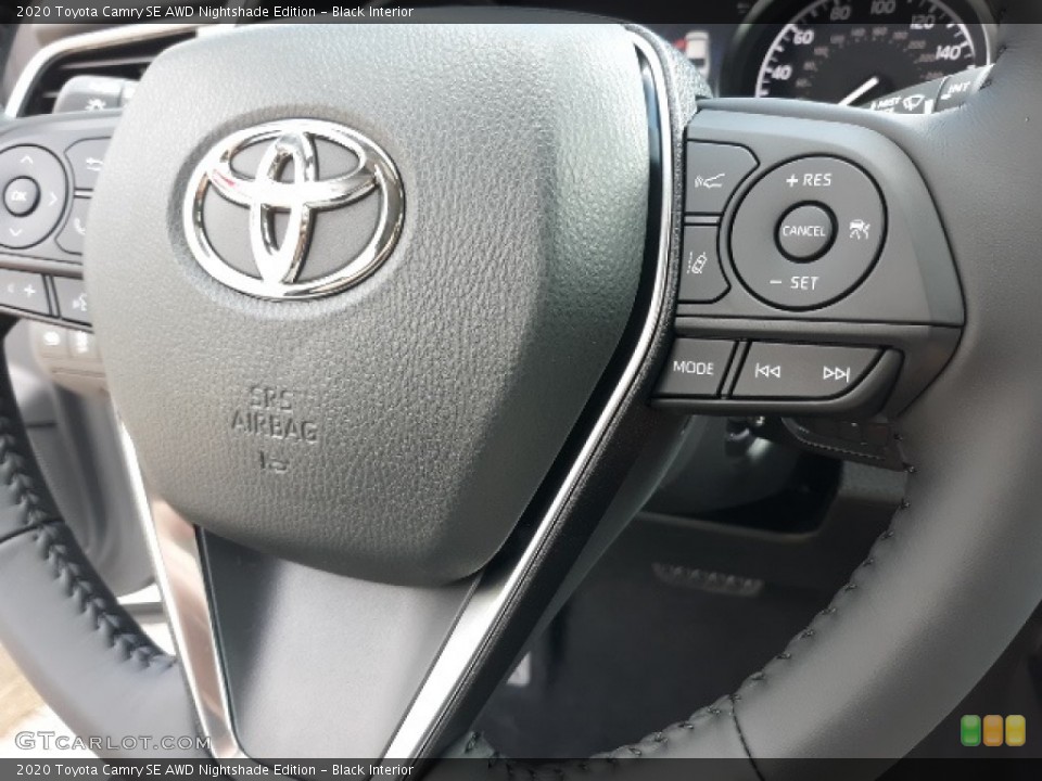 Black Interior Steering Wheel for the 2020 Toyota Camry SE AWD Nightshade Edition #139156912