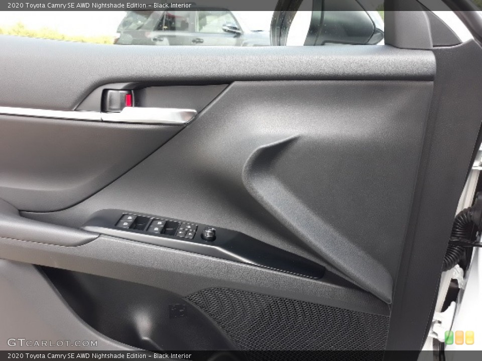 Black Interior Door Panel for the 2020 Toyota Camry SE AWD Nightshade Edition #139156954
