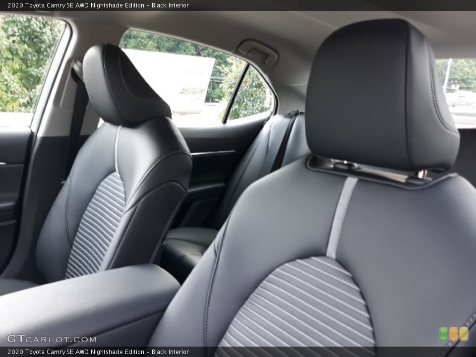 Black Interior Front Seat for the 2020 Toyota Camry SE AWD Nightshade Edition #139157041