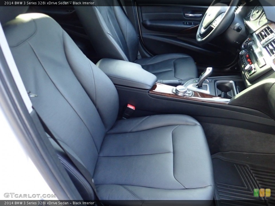 Black Interior Front Seat for the 2014 BMW 3 Series 328i xDrive Sedan #139157515
