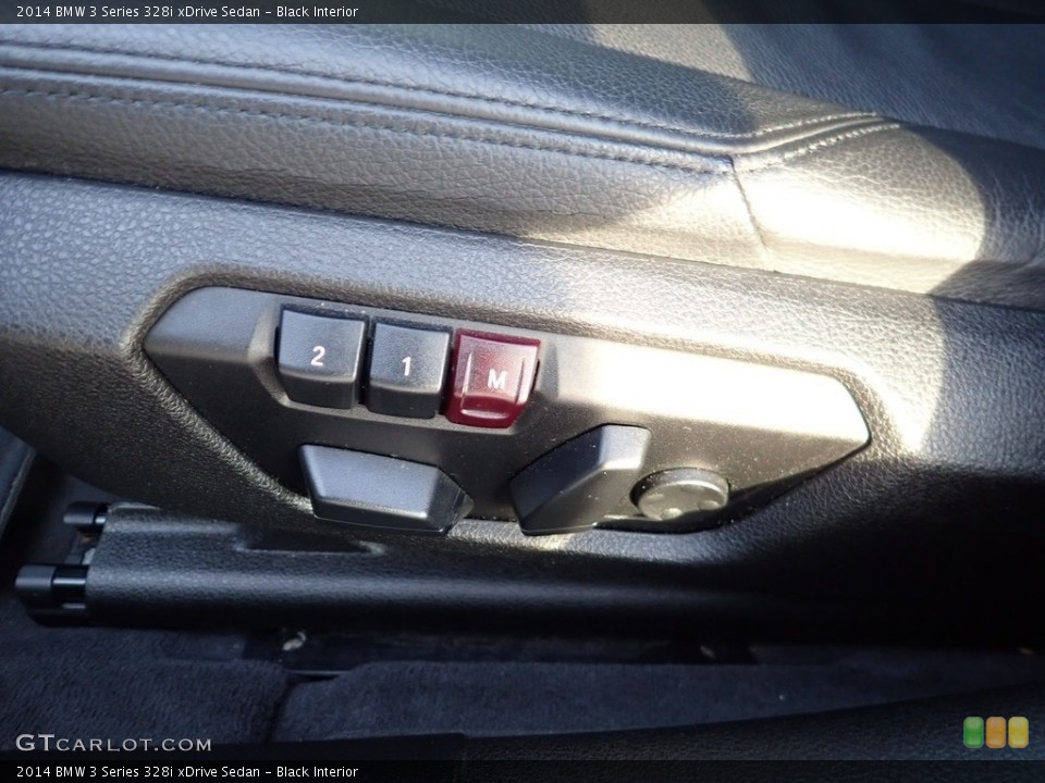 Black Interior Front Seat for the 2014 BMW 3 Series 328i xDrive Sedan #139157697