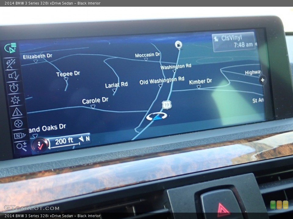 Black Interior Navigation for the 2014 BMW 3 Series 328i xDrive Sedan #139157743