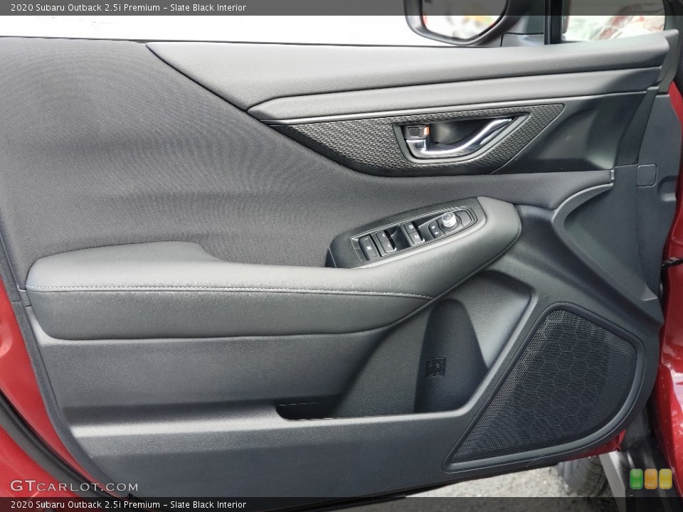 Slate Black Interior Door Panel for the 2020 Subaru Outback 2.5i Premium #139158601