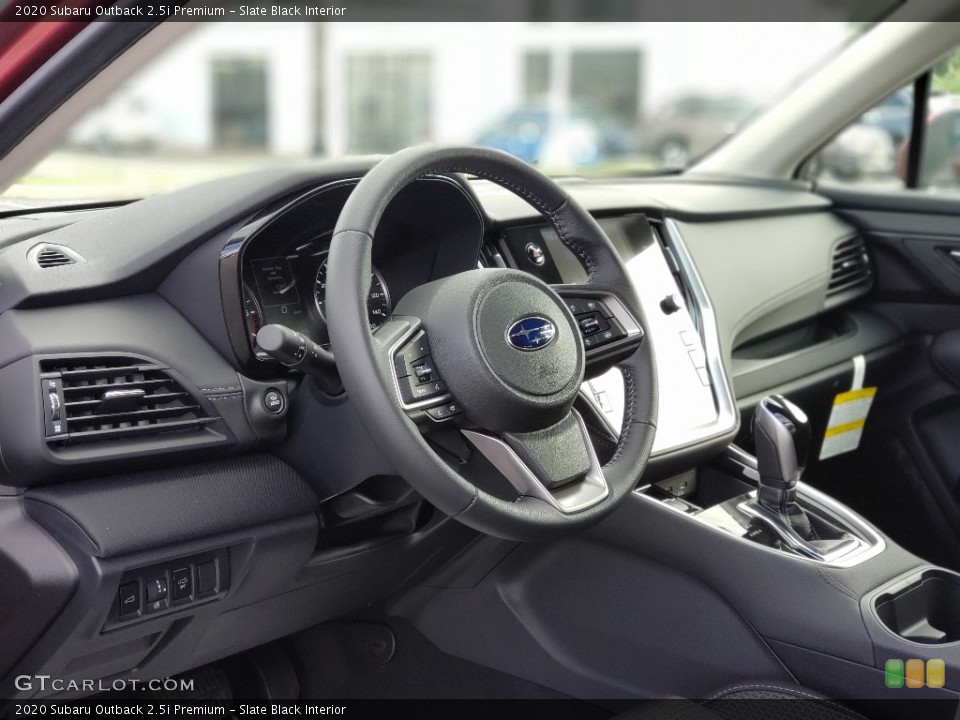Slate Black Interior Steering Wheel for the 2020 Subaru Outback 2.5i Premium #139158628