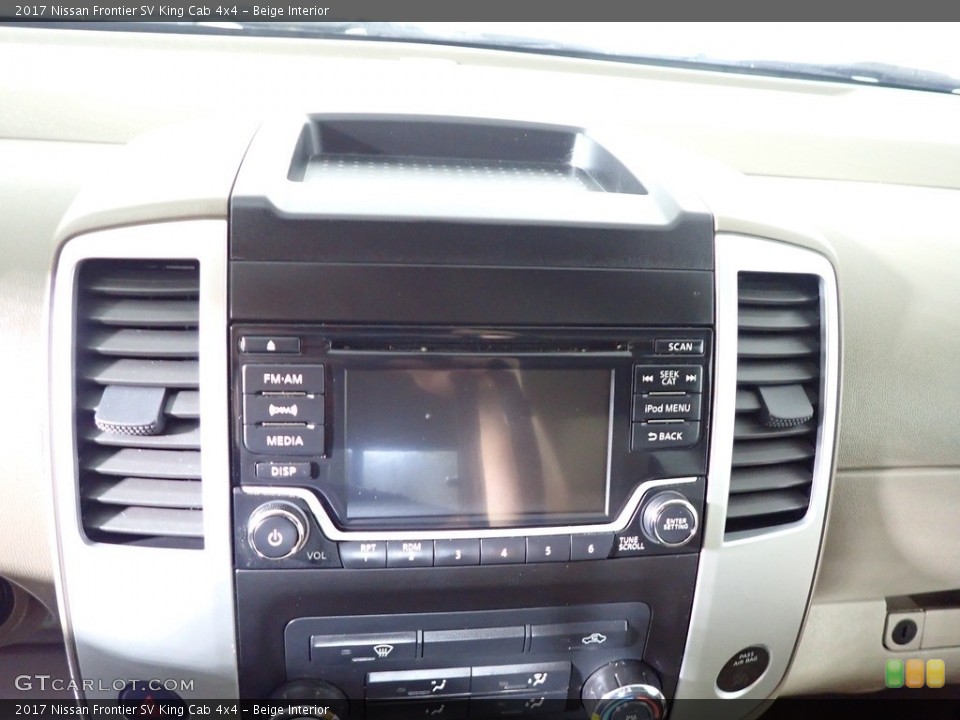 Beige Interior Controls for the 2017 Nissan Frontier SV King Cab 4x4 #139158802