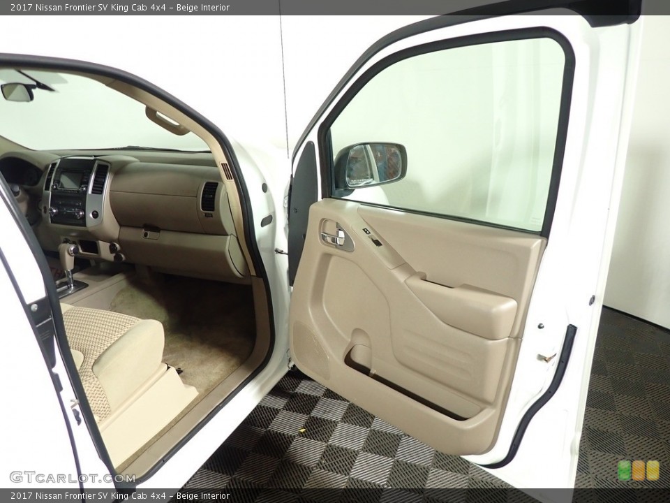 Beige Interior Door Panel for the 2017 Nissan Frontier SV King Cab 4x4 #139158964