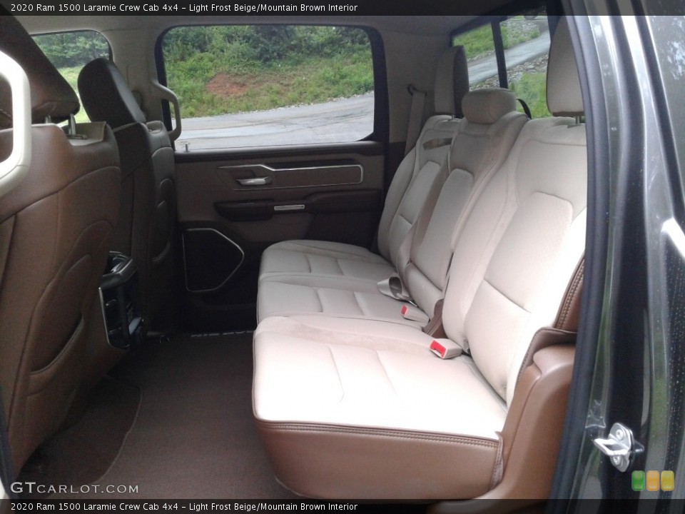 Light Frost Beige/Mountain Brown Interior Rear Seat for the 2020 Ram 1500 Laramie Crew Cab 4x4 #139159033