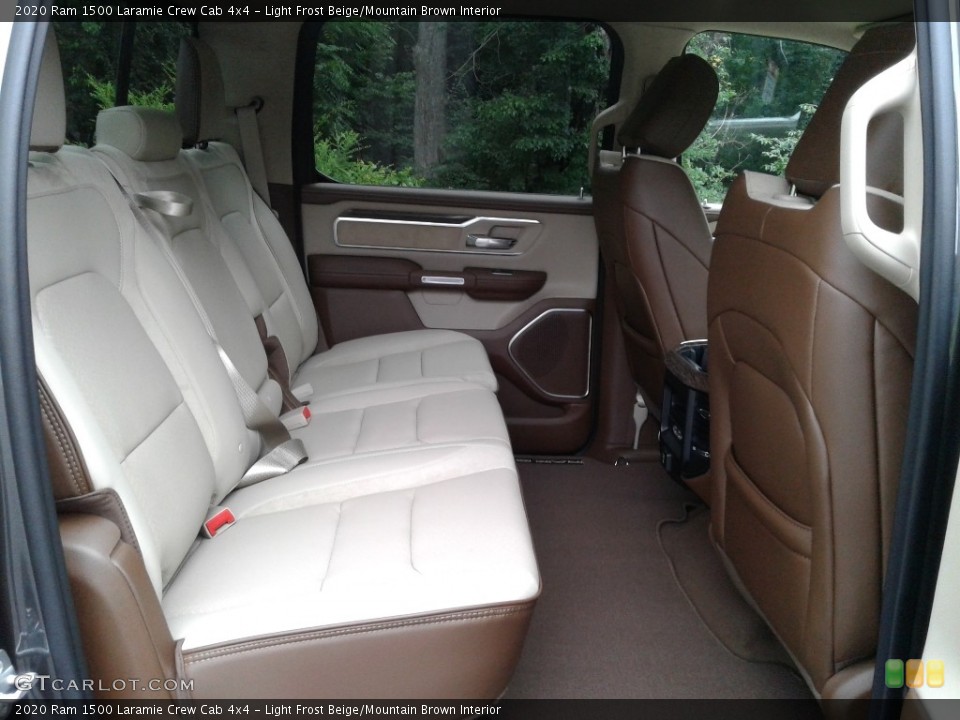 Light Frost Beige/Mountain Brown Interior Rear Seat for the 2020 Ram 1500 Laramie Crew Cab 4x4 #139159081