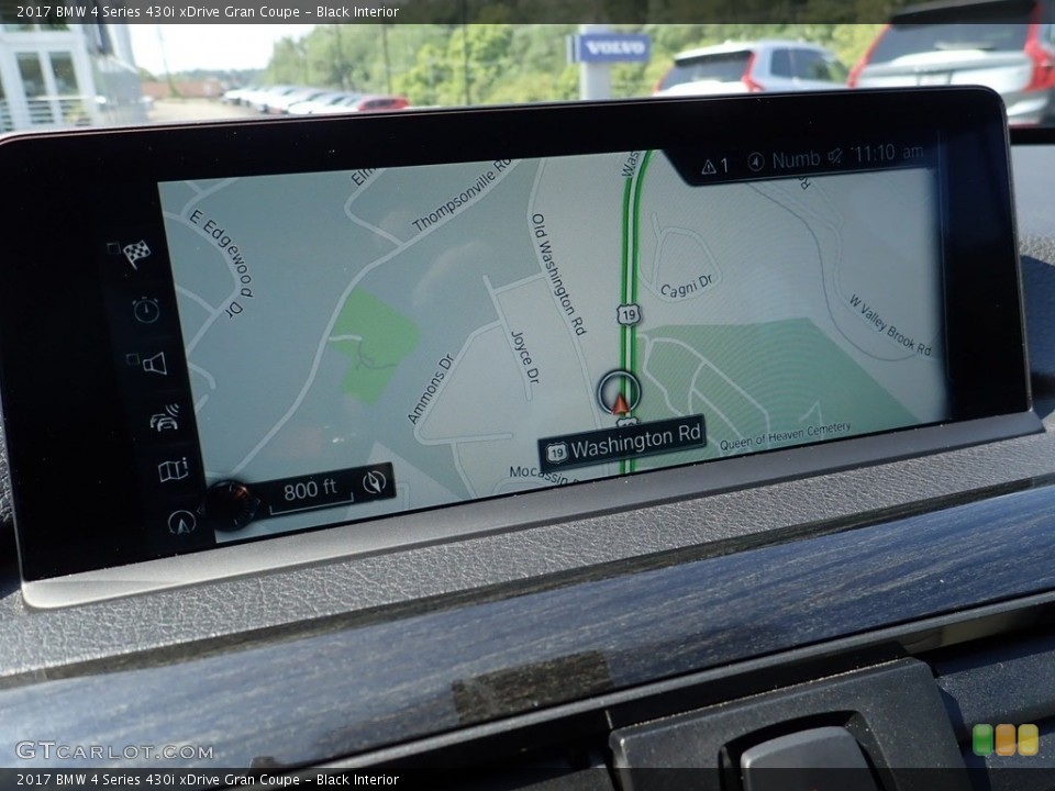 Black Interior Navigation for the 2017 BMW 4 Series 430i xDrive Gran Coupe #139159507