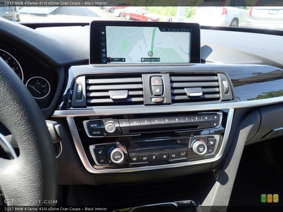 Black Interior Controls for the 2017 BMW 4 Series 430i xDrive Gran Coupe #139159531