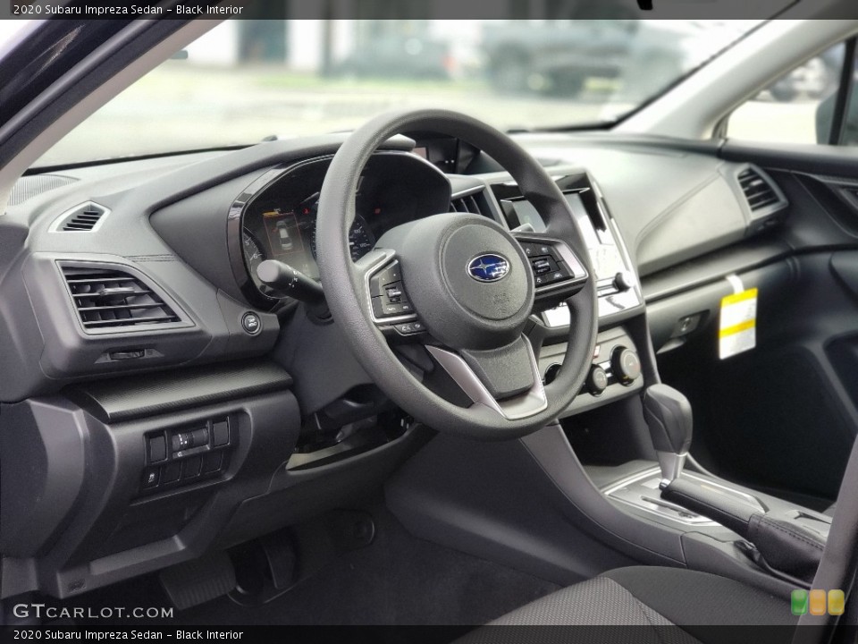 Black Interior Steering Wheel for the 2020 Subaru Impreza Sedan #139159729