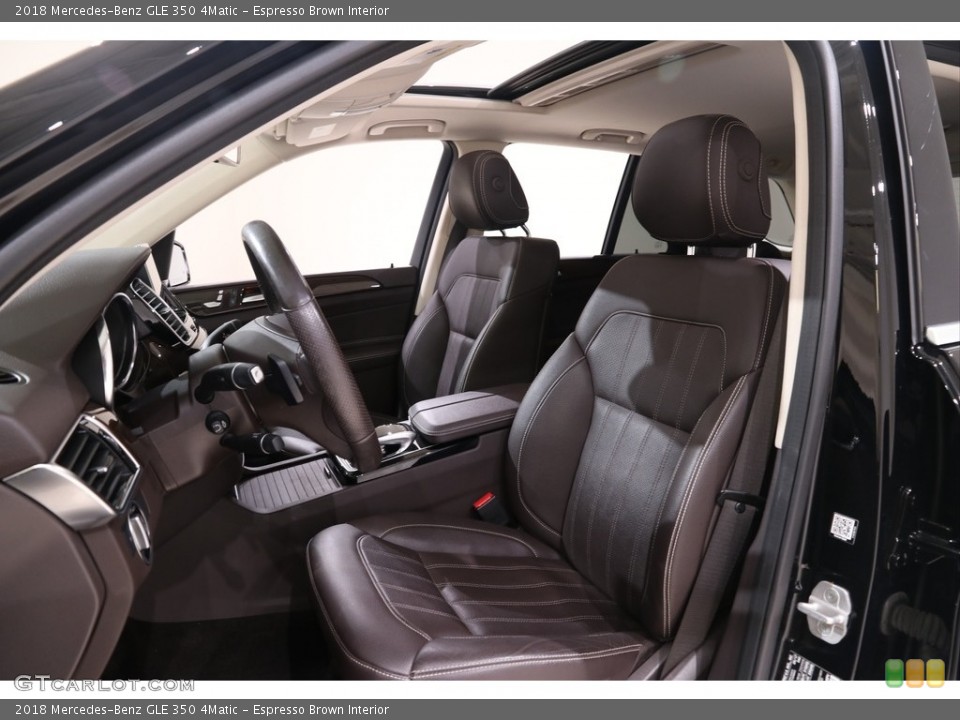Espresso Brown Interior Front Seat for the 2018 Mercedes-Benz GLE 350 4Matic #139160164
