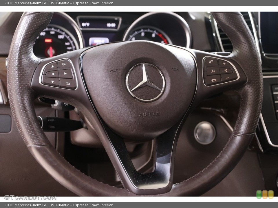 Espresso Brown Interior Steering Wheel for the 2018 Mercedes-Benz GLE 350 4Matic #139160206