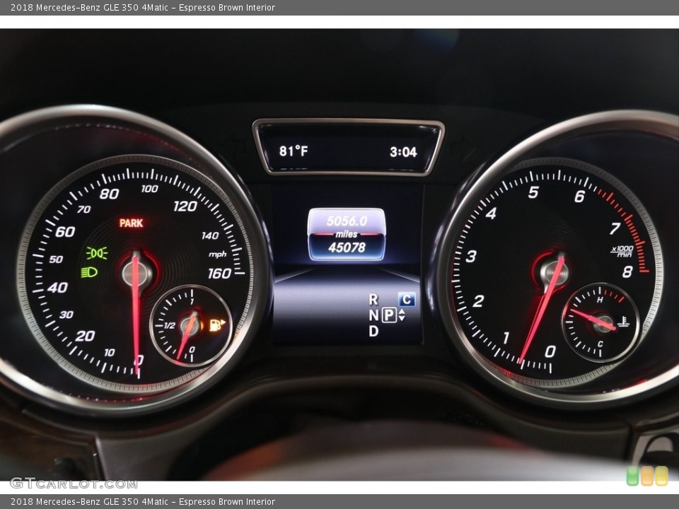 Espresso Brown Interior Gauges for the 2018 Mercedes-Benz GLE 350 4Matic #139160233
