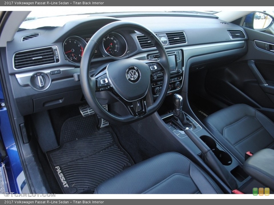 Titan Black Interior Photo for the 2017 Volkswagen Passat R-Line Sedan #139161007
