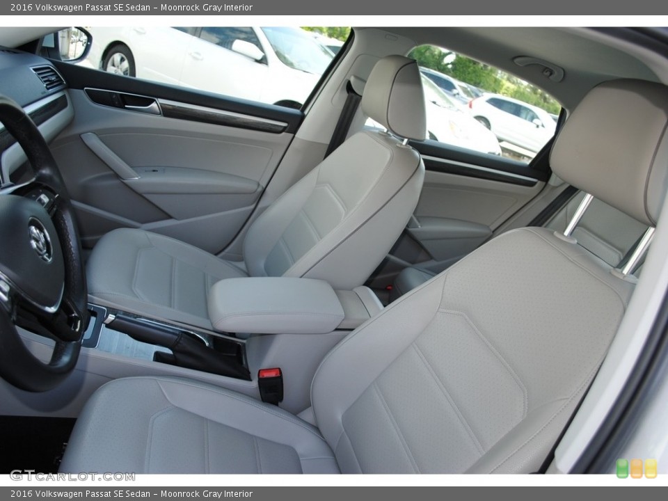 Moonrock Gray Interior Front Seat for the 2016 Volkswagen Passat SE Sedan #139162207