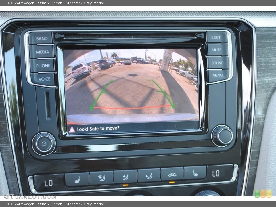Moonrock Gray Interior Controls for the 2016 Volkswagen Passat SE Sedan #139162267