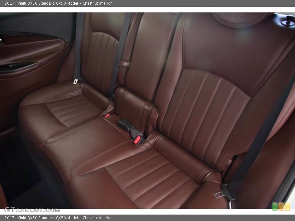 Chestnut Interior Rear Seat for the 2017 Infiniti QX50  #139165429