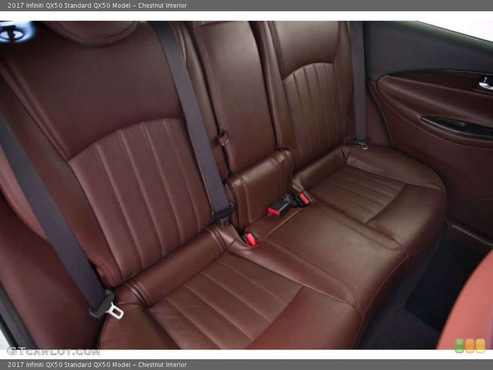 Chestnut Interior Rear Seat for the 2017 Infiniti QX50  #139165447