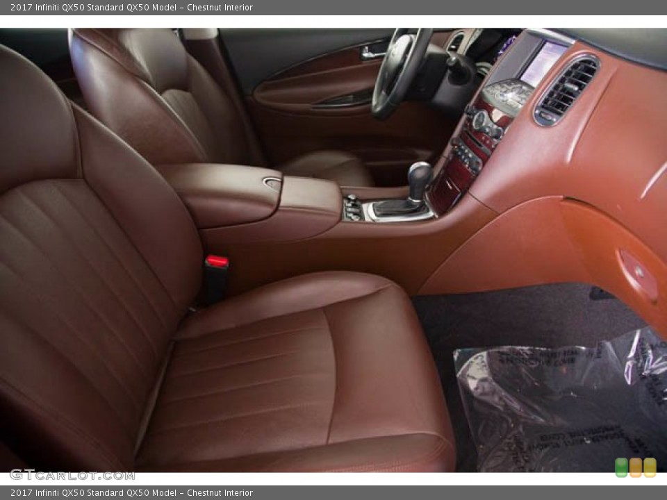Chestnut Interior Front Seat for the 2017 Infiniti QX50  #139165456