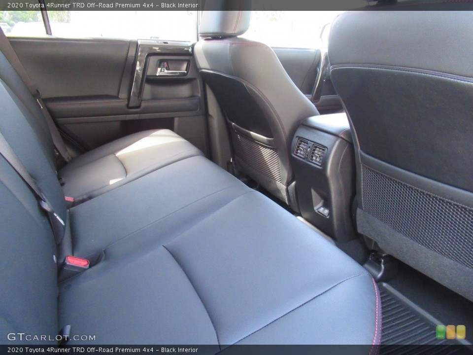 Black Interior Rear Seat for the 2020 Toyota 4Runner TRD Off-Road Premium 4x4 #139167571