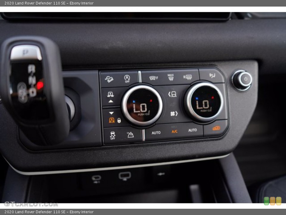 Ebony Interior Controls for the 2020 Land Rover Defender 110 SE #139167670