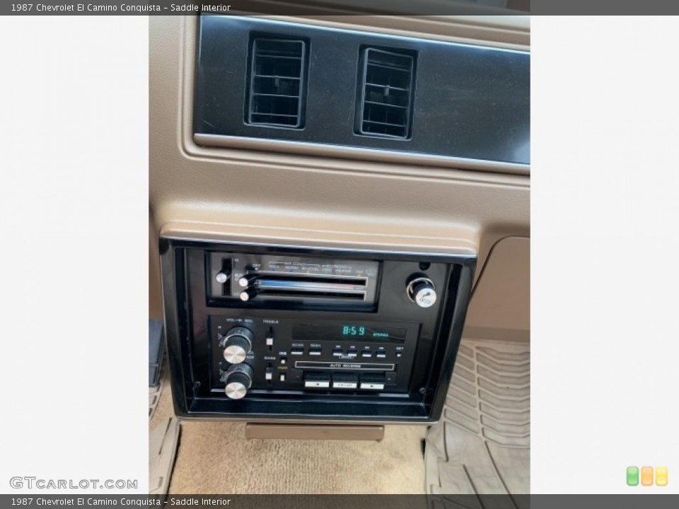 Saddle Interior Controls for the 1987 Chevrolet El Camino Conquista #139167832