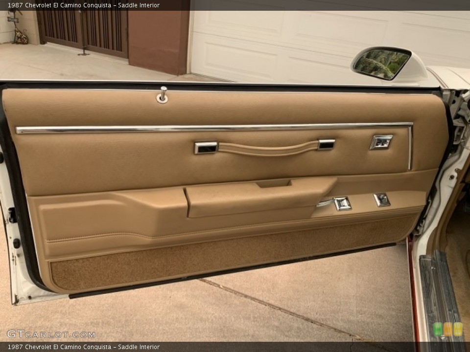 Saddle Interior Door Panel for the 1987 Chevrolet El Camino Conquista #139167973