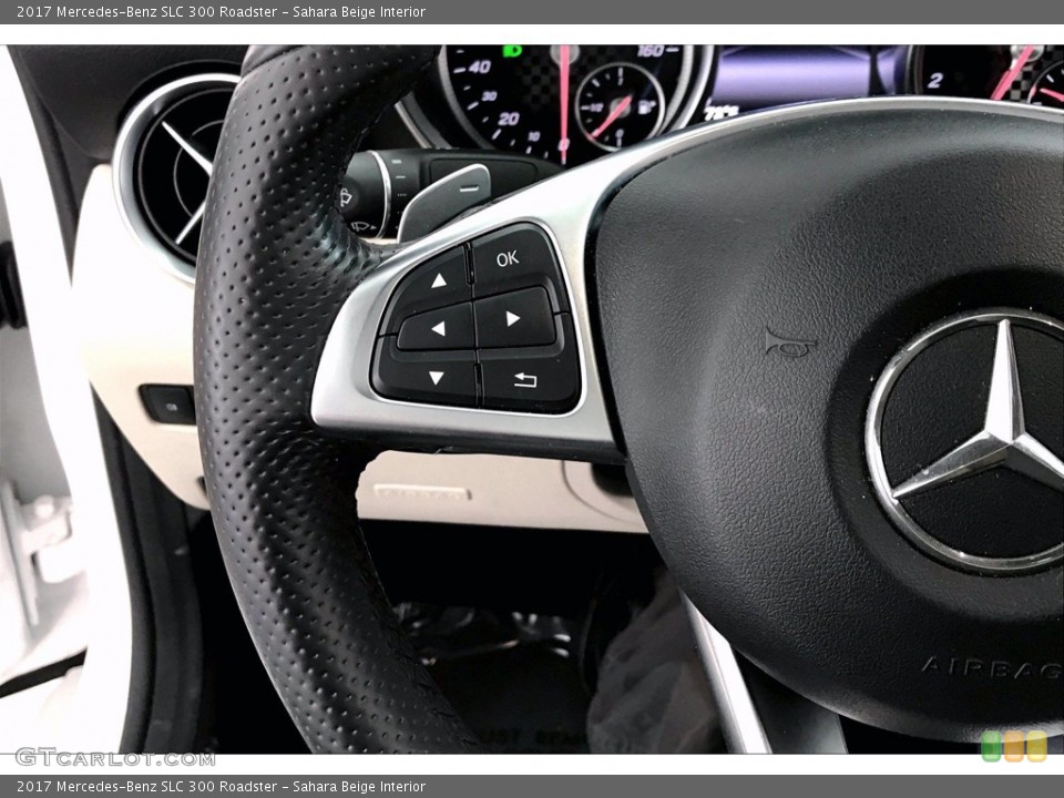 Sahara Beige Interior Controls for the 2017 Mercedes-Benz SLC 300 Roadster #139170784