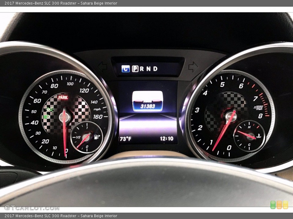 Sahara Beige Interior Gauges for the 2017 Mercedes-Benz SLC 300 Roadster #139170802