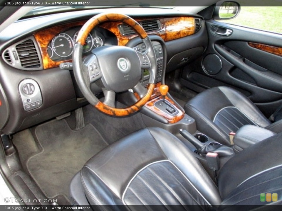 Warm Charcoal 2006 Jaguar X-Type Interiors