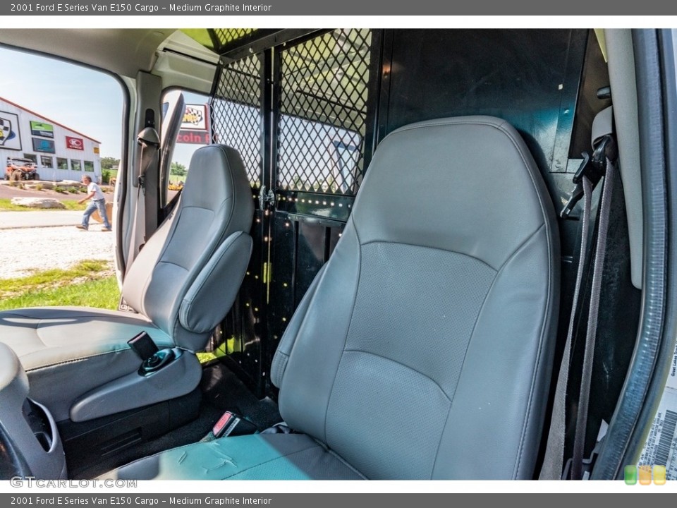 Medium Graphite Interior Front Seat for the 2001 Ford E Series Van E150 Cargo #139171847