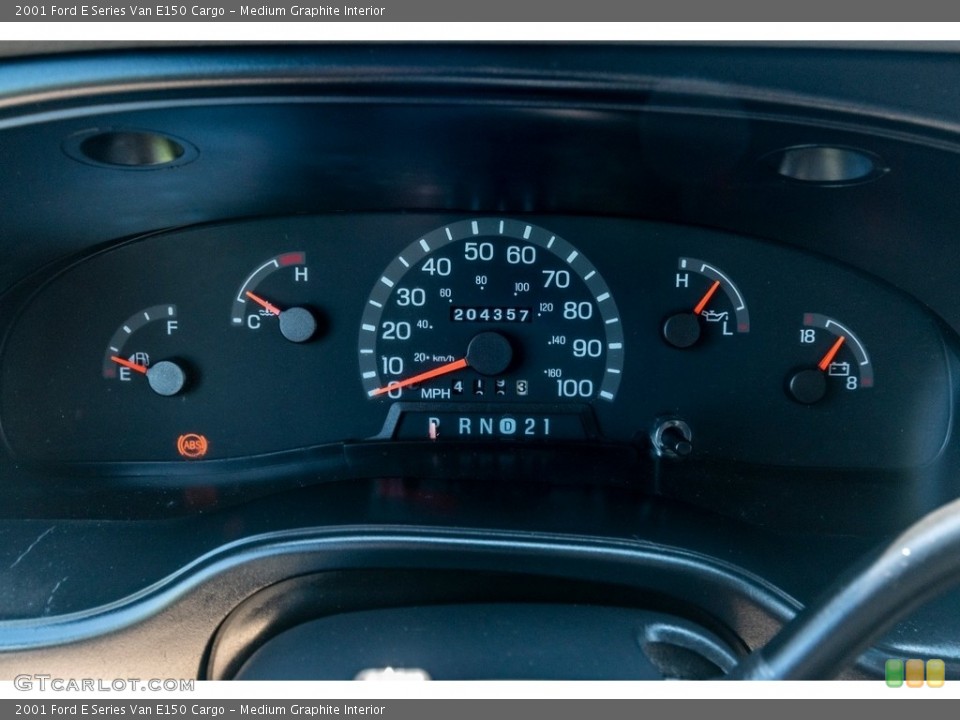 Medium Graphite Interior Gauges for the 2001 Ford E Series Van E150 Cargo #139172102