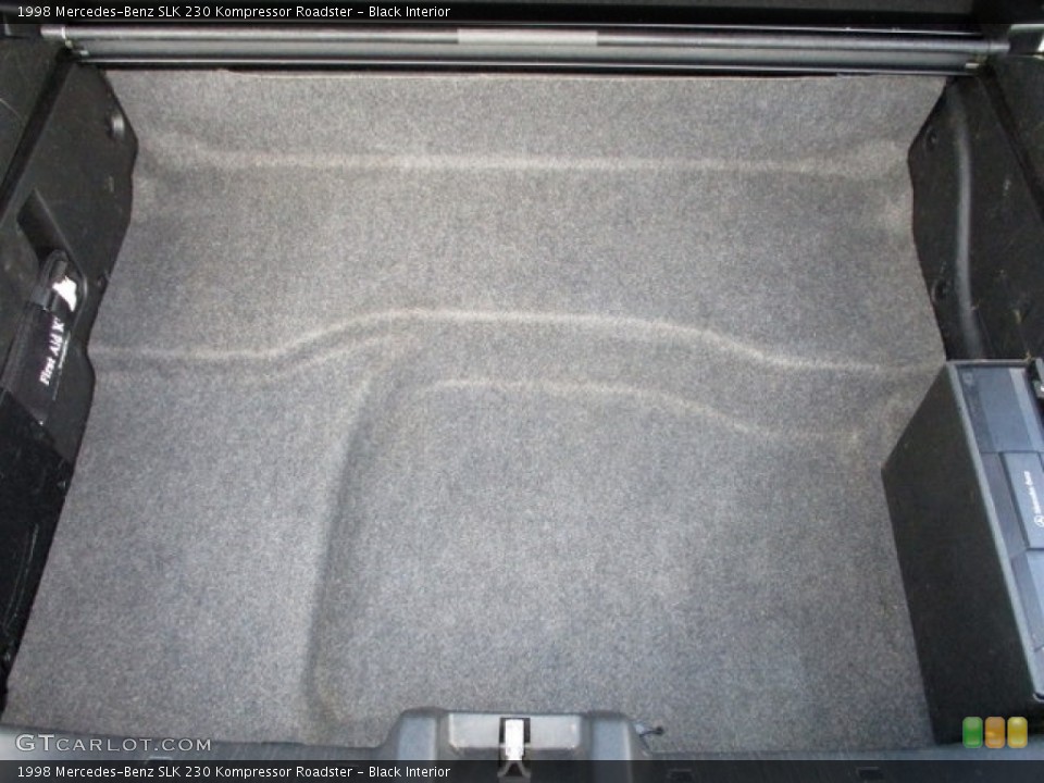 Black Interior Trunk for the 1998 Mercedes-Benz SLK 230 Kompressor Roadster #139172201
