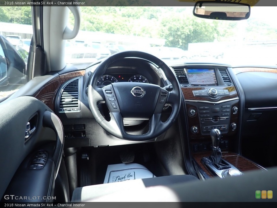 Charcoal Interior Dashboard for the 2018 Nissan Armada SV 4x4 #139173157