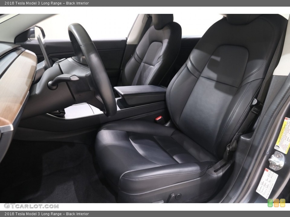 Black Interior Front Seat for the 2018 Tesla Model 3 Long Range #139174293