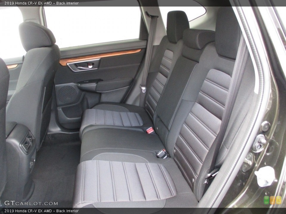Black Interior Rear Seat for the 2019 Honda CR-V EX AWD #139175964