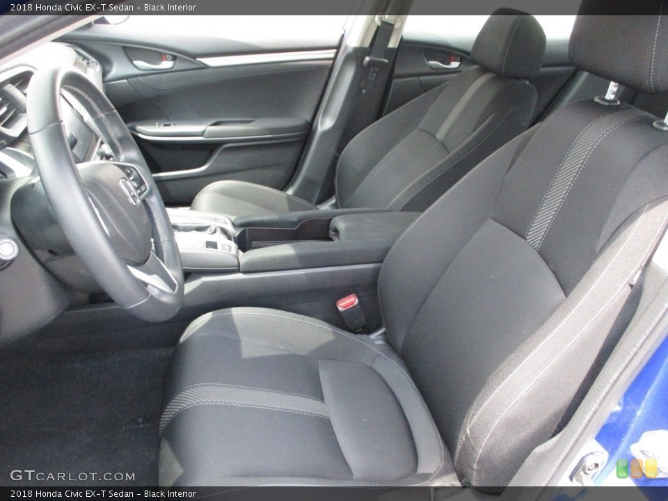 Black Interior Front Seat for the 2018 Honda Civic EX-T Sedan #139176429