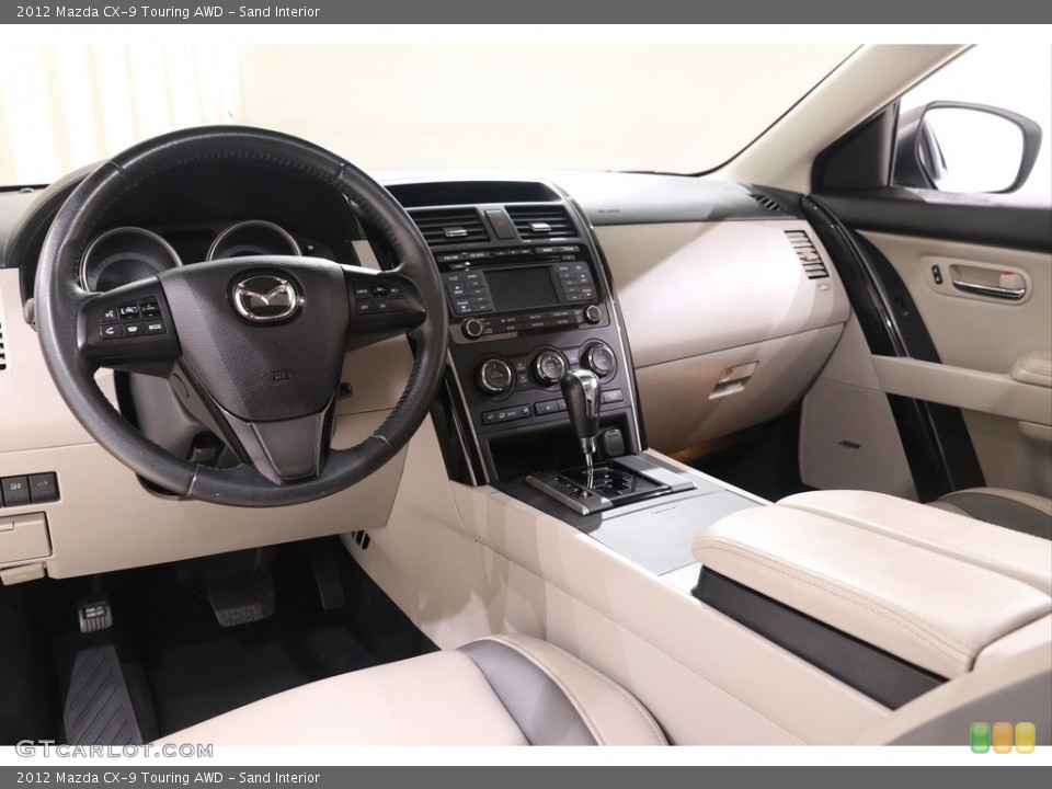 Sand Interior Dashboard for the 2012 Mazda CX-9 Touring AWD #139179249