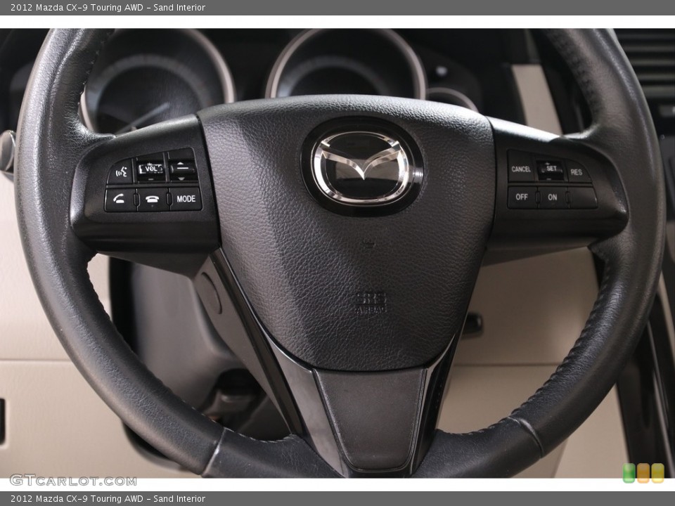 Sand Interior Steering Wheel for the 2012 Mazda CX-9 Touring AWD #139179264