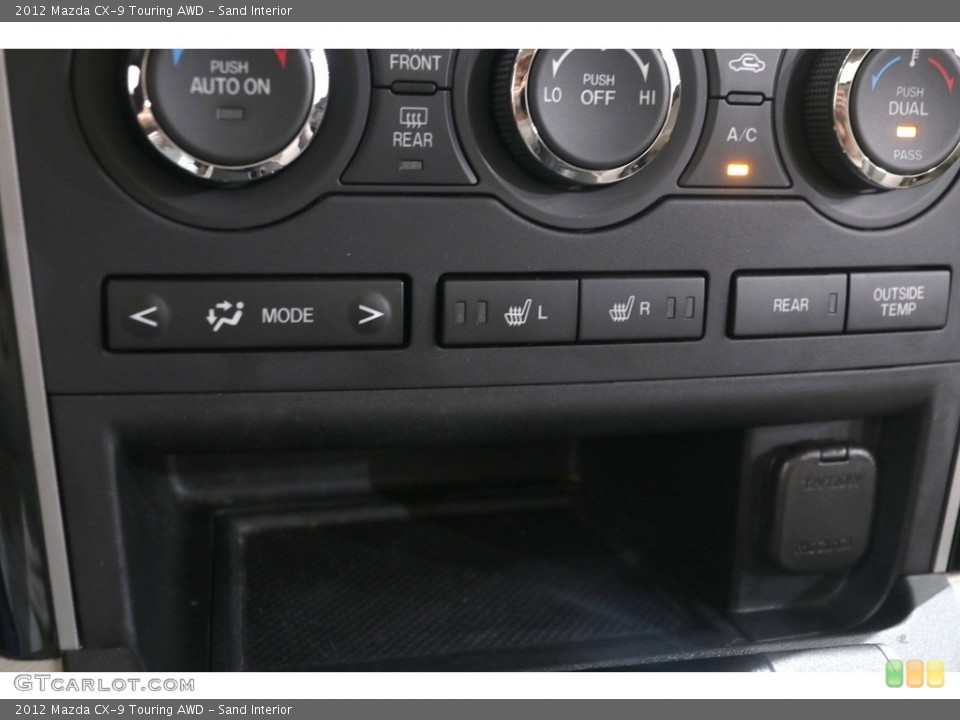 Sand Interior Controls for the 2012 Mazda CX-9 Touring AWD #139179522
