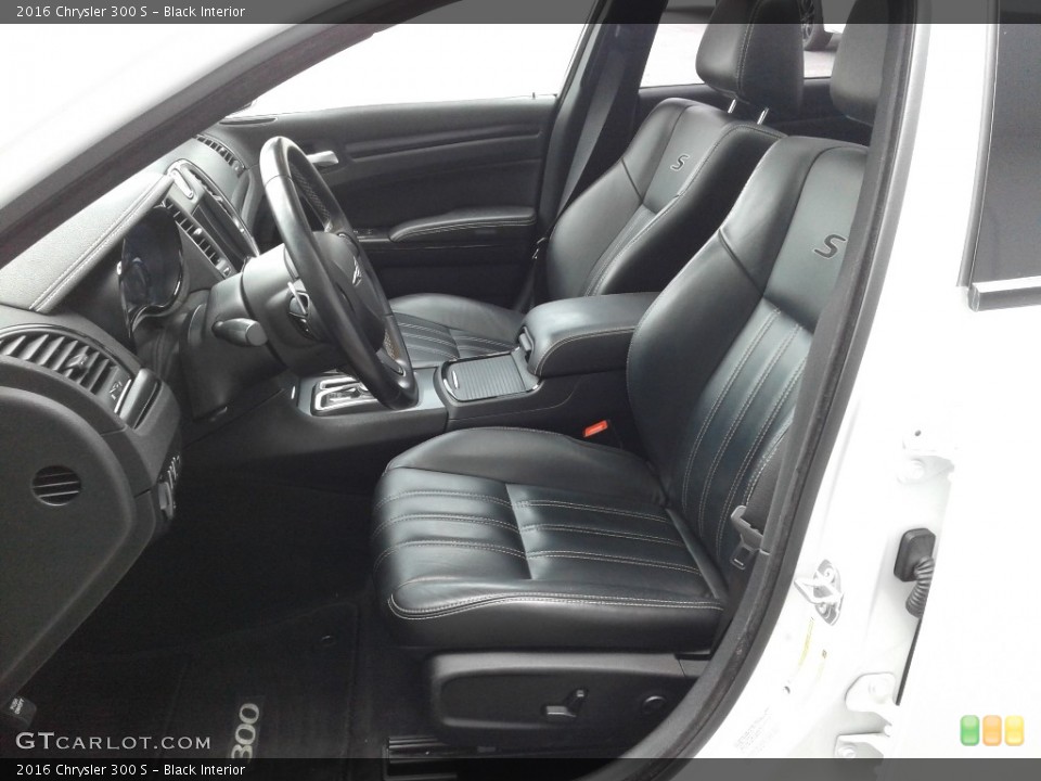 Black Interior Front Seat for the 2016 Chrysler 300 S #139180302