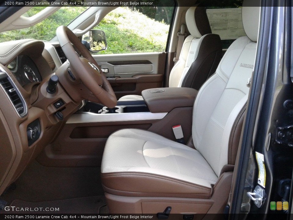 Mountain Brown/Light Frost Beige Interior Photo for the 2020 Ram 2500 Laramie Crew Cab 4x4 #139182924