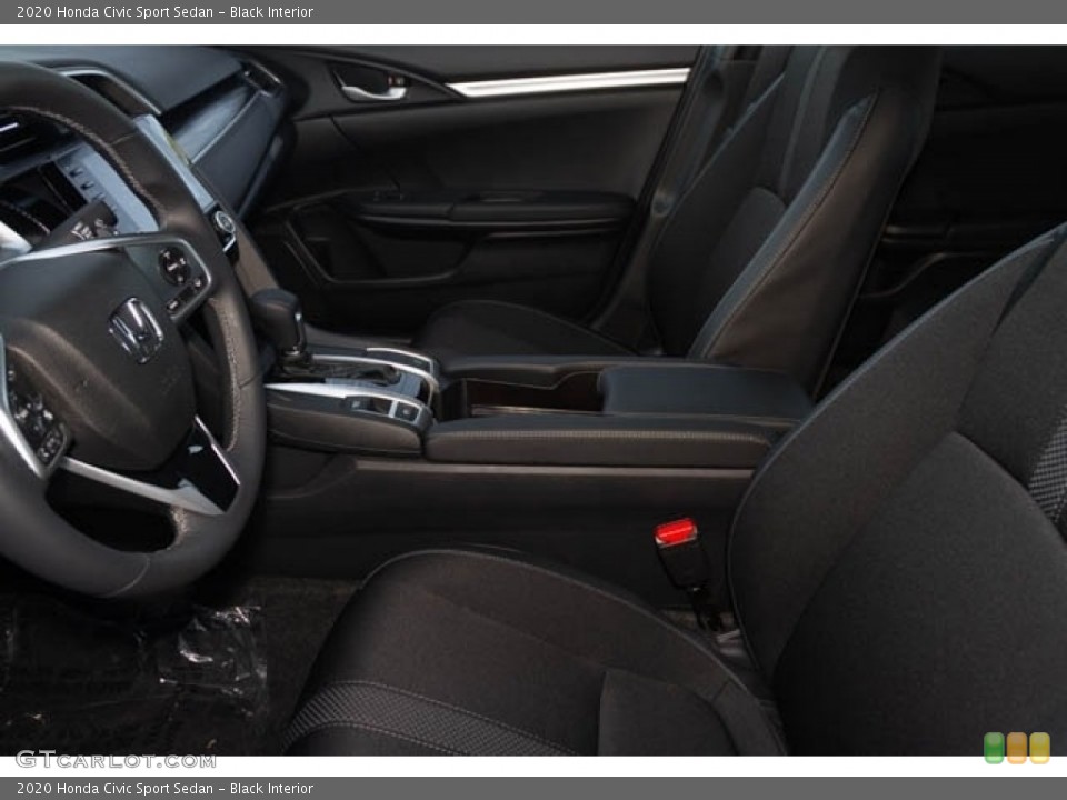 Black Interior Photo for the 2020 Honda Civic Sport Sedan #139184796