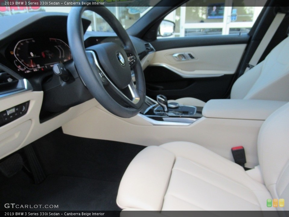 Canberra Beige Interior Photo for the 2019 BMW 3 Series 330i Sedan #139187878