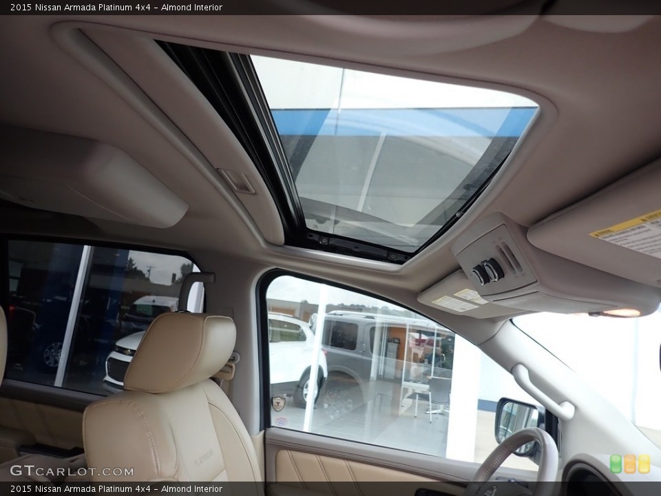 Almond Interior Sunroof for the 2015 Nissan Armada Platinum 4x4 #139188382