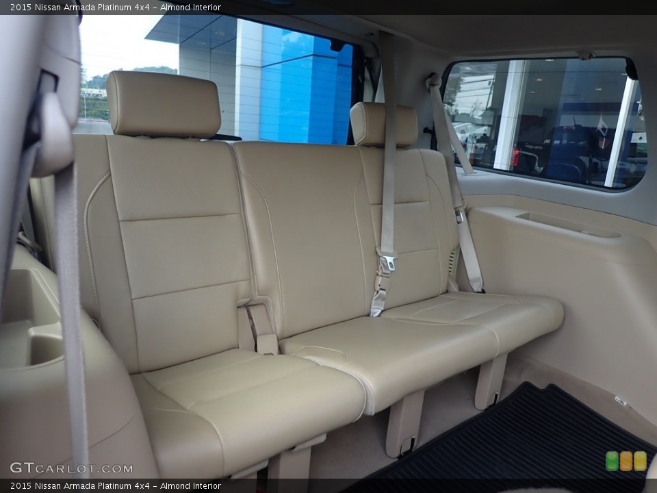 Almond Interior Rear Seat for the 2015 Nissan Armada Platinum 4x4 #139188424