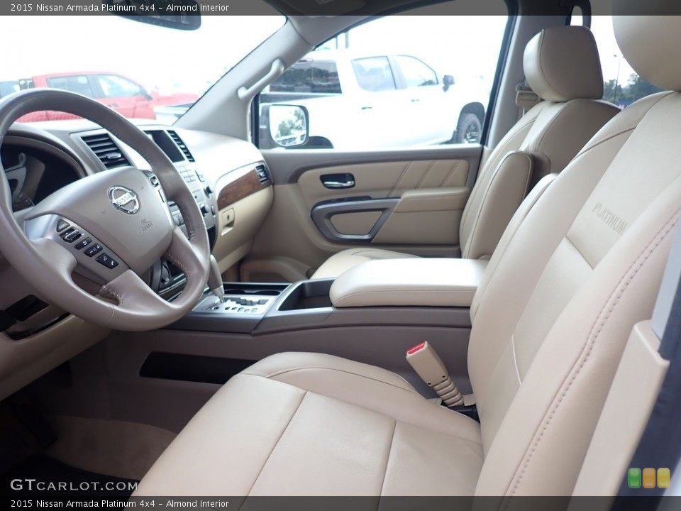 Almond Interior Front Seat for the 2015 Nissan Armada Platinum 4x4 #139188445