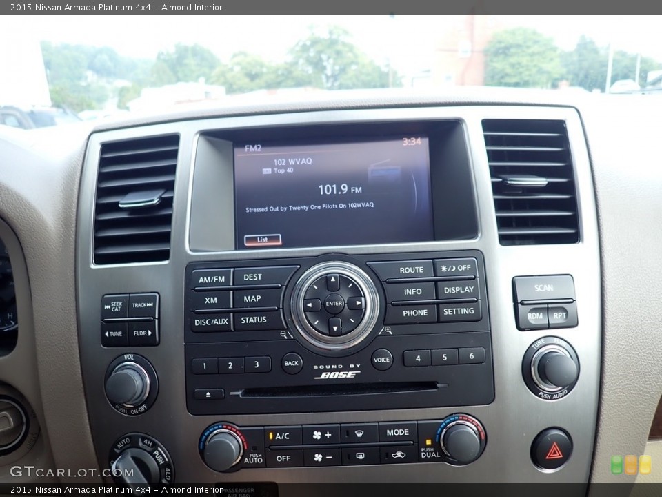 Almond Interior Controls for the 2015 Nissan Armada Platinum 4x4 #139188526