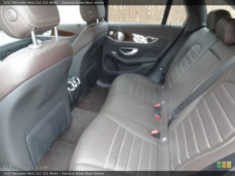 Espresso Brown/Black Interior Rear Seat for the 2017 Mercedes-Benz GLC 300 4Matic #139188532